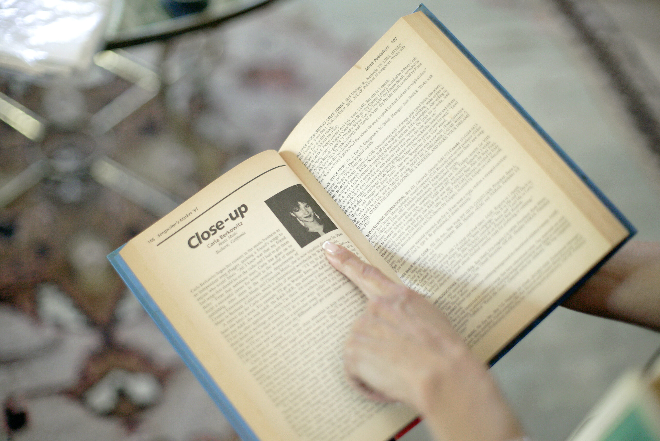 Article in a book about Carla