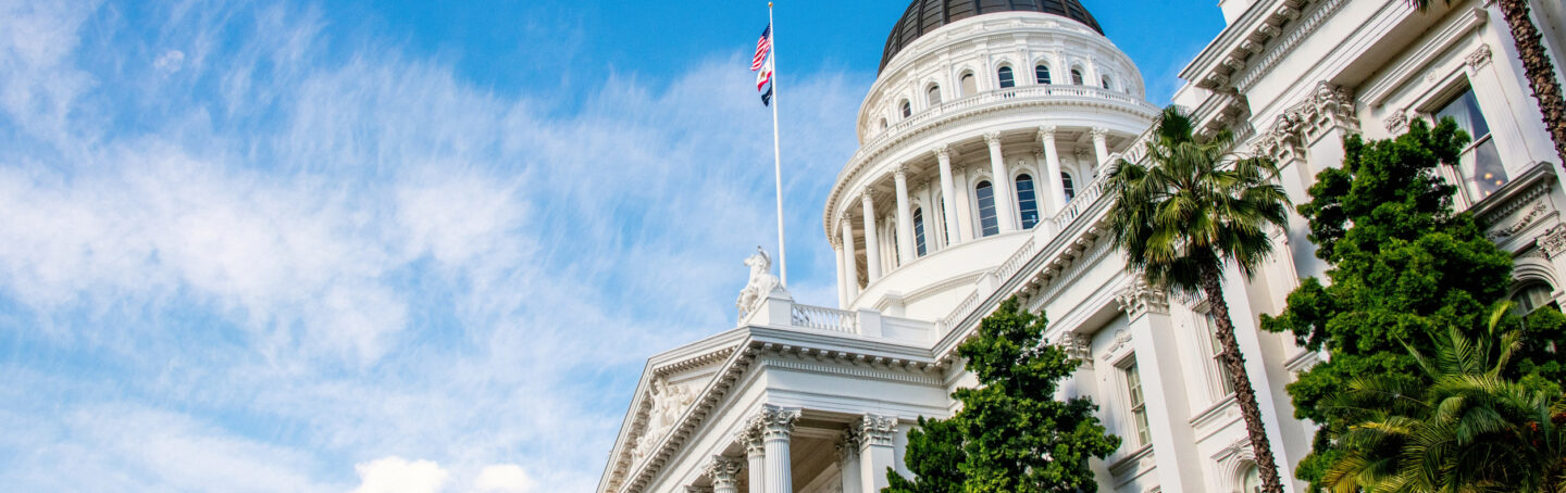 Downtown Sacramento California Capitol Dome Building