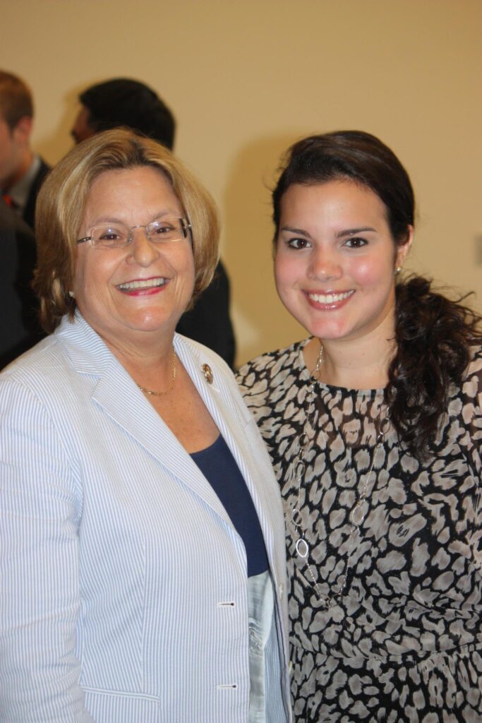 Former Congresswoman Ileana Ros-Lehtinen and Andeliz Castillo
