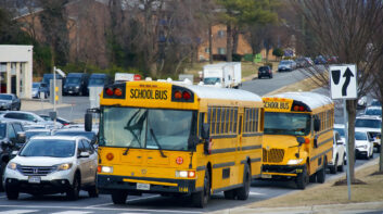 Fairfax County Public School Buses, Fairfax, Virginia (USA)