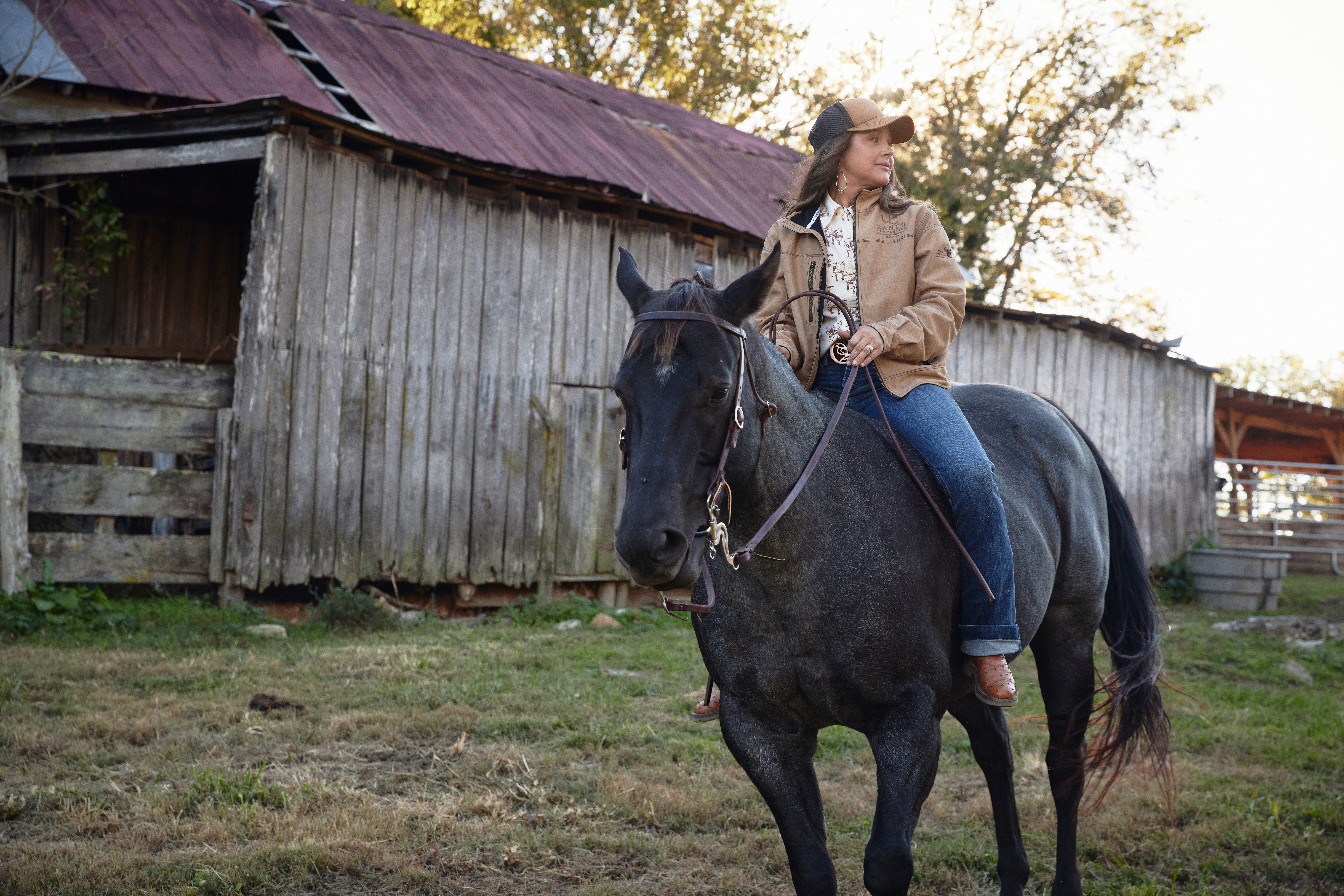 Stephanie Cross riding her horse