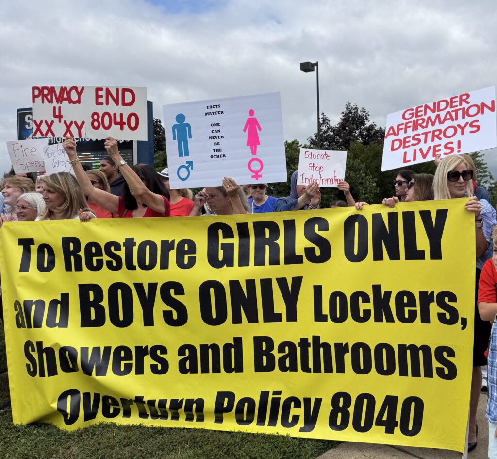 Loudoun County parents' rallies (in August 2025) against Policy 8040
