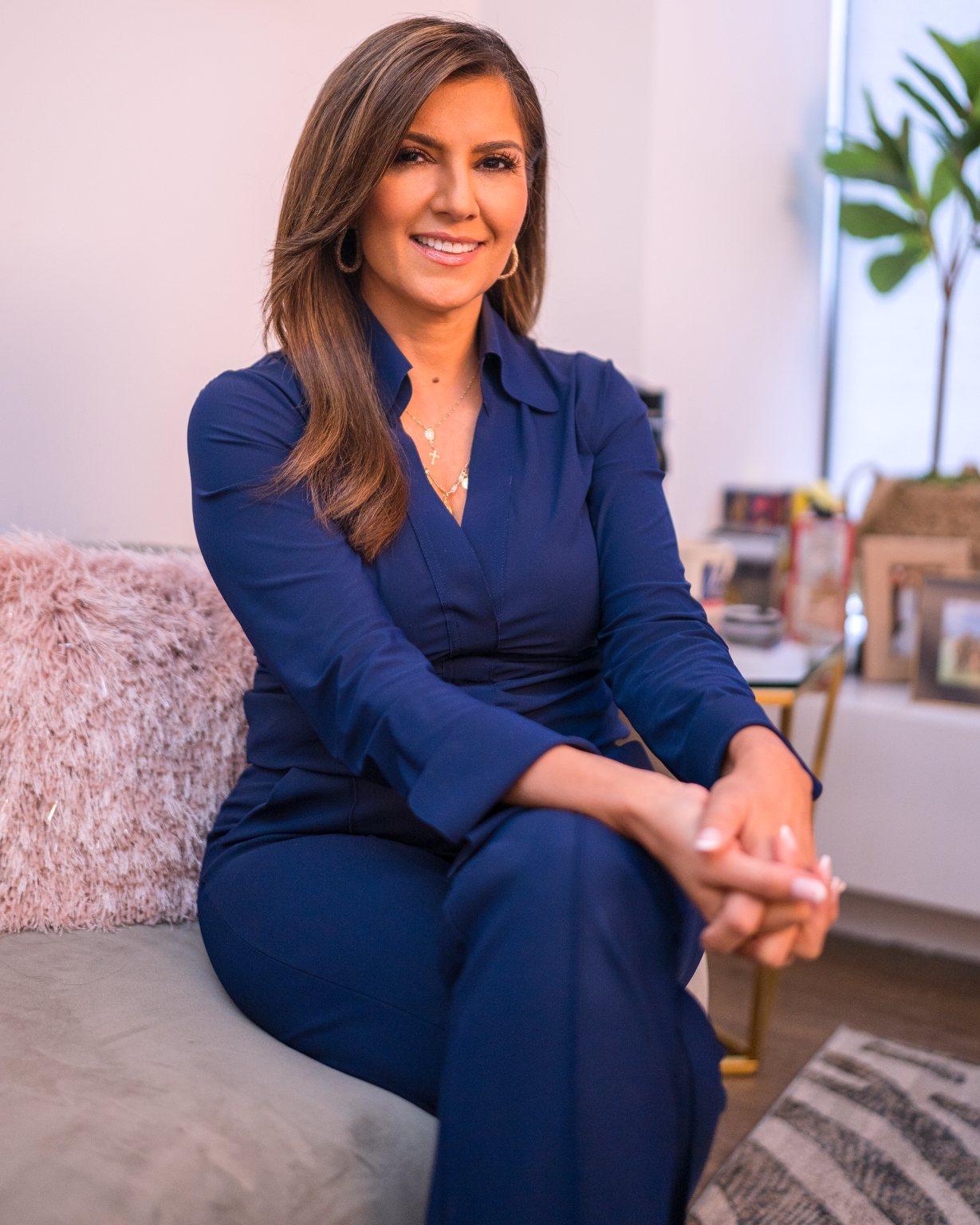 Rachel Campos-Duffy in her office at Fox News Headquarters in New York City