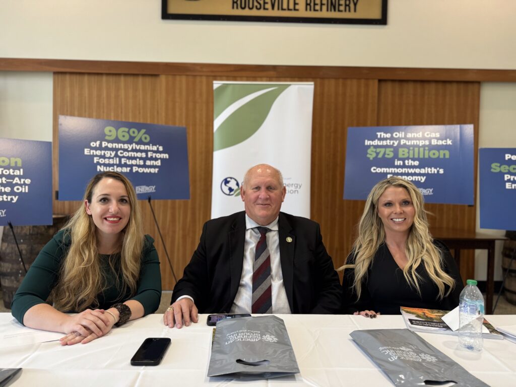Gabriella Hoffman, Congressman Glenn "GT" Thompson, and Sarah Phillips