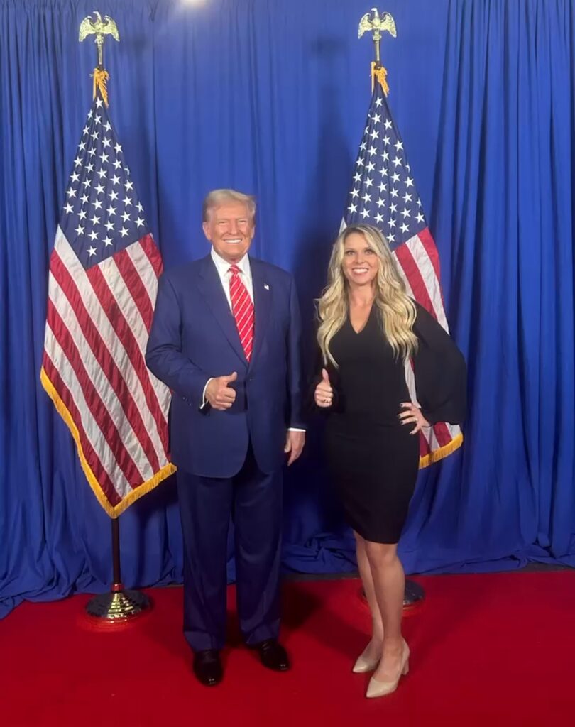 Sarah Phillips and President Donald J. Trump