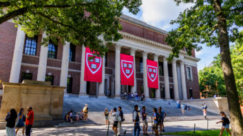 Widener Memorial Library Harvard Yard Harvard University Cambridge Massachusetts