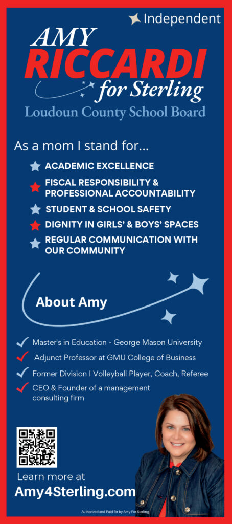 Amy Riccardi's Campaign Palm Card in English