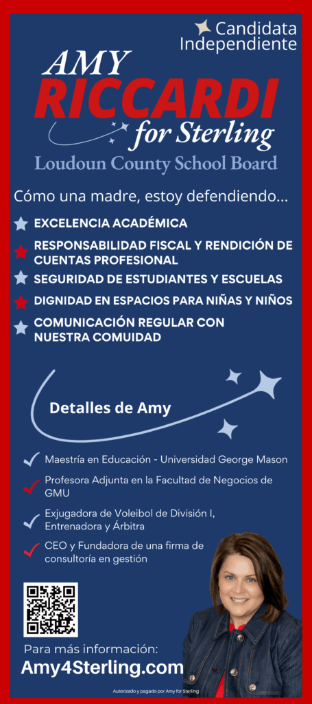 Amy Riccardi's Campaign Palm Card in Spanish