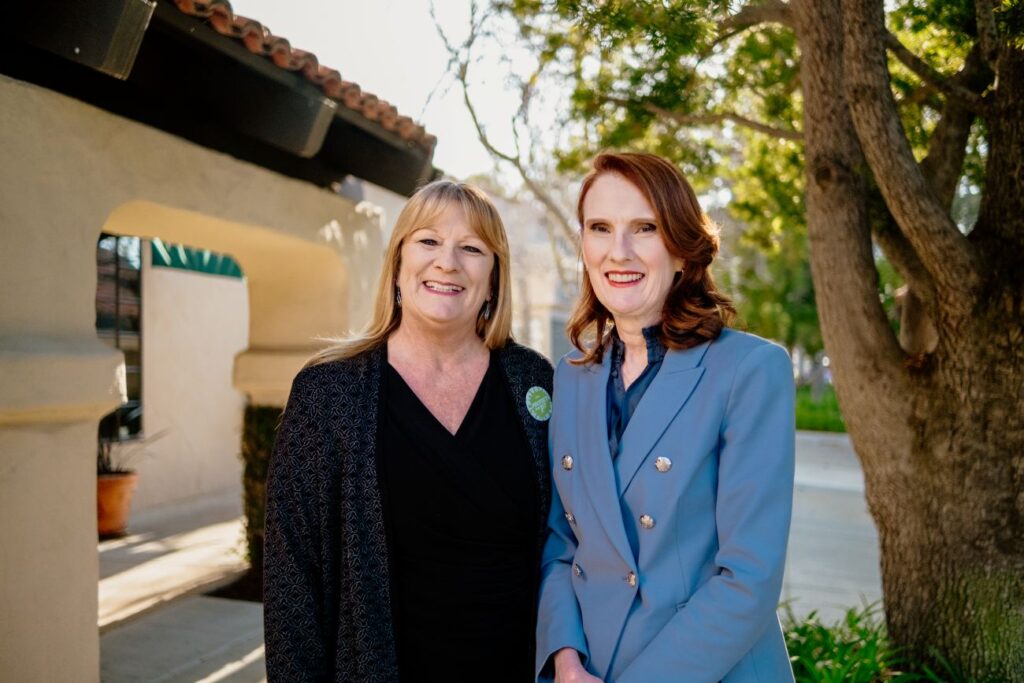 Elizabeth Mirabelli and Lori West