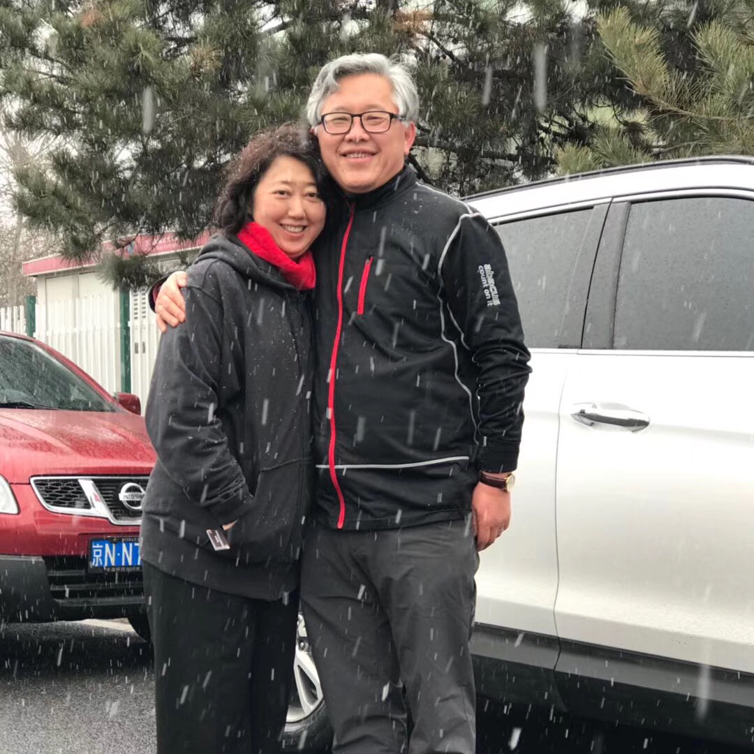 Pastor Ezra Jin with his wife
