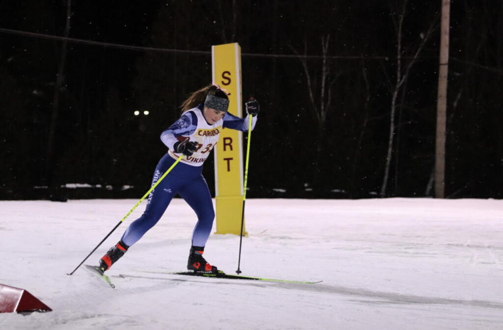 Cassidy Carlisle cross country skiing