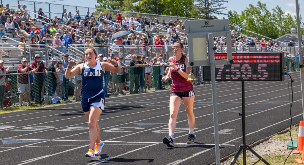 Cassidy Carlisle finishing track race