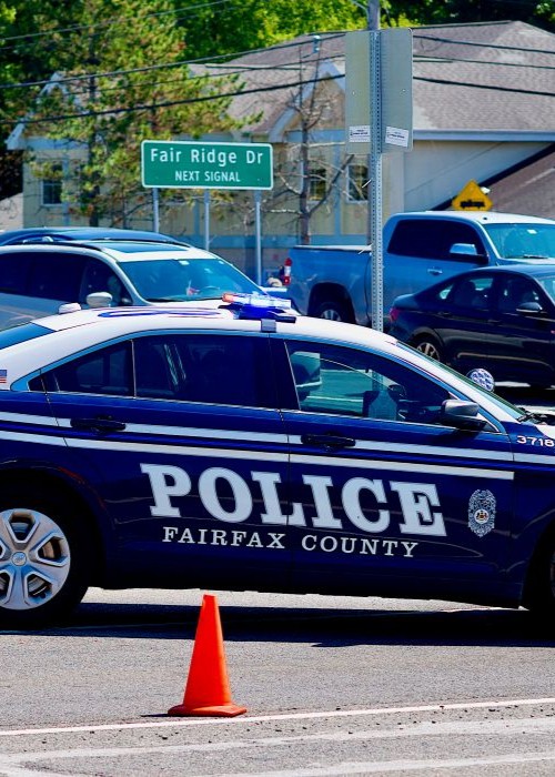 Fairfax County police car