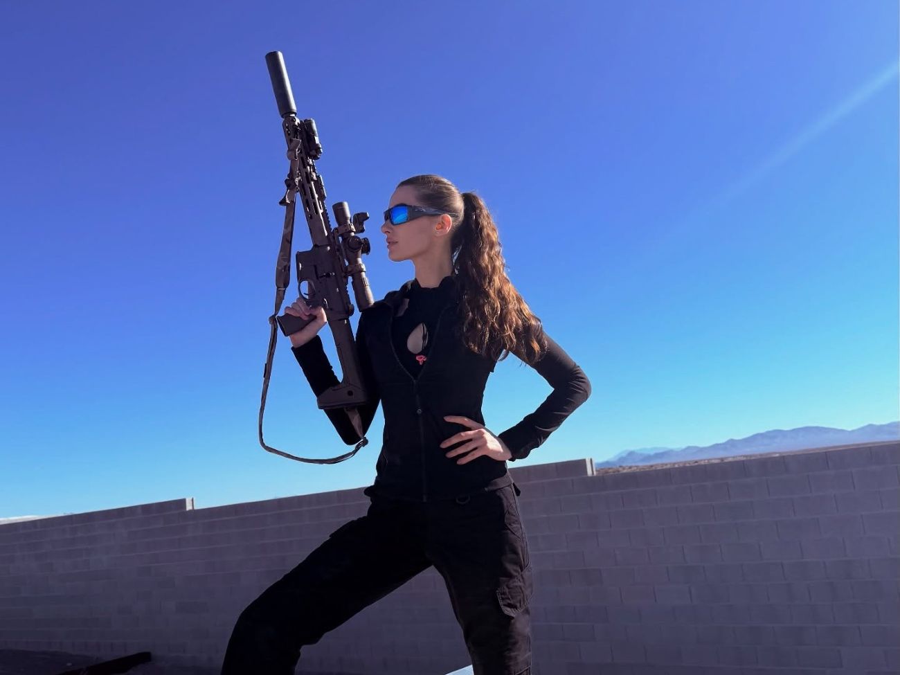 Jade Warwick rooftop shooting