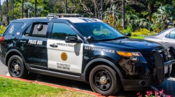 San Diego police car