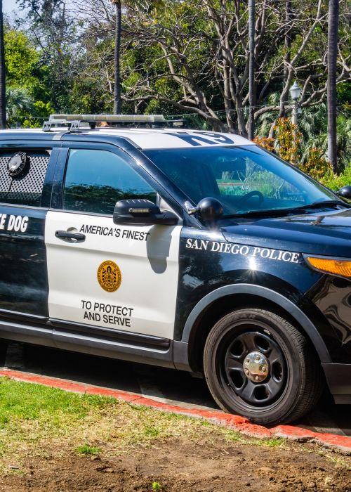 San Diego police car