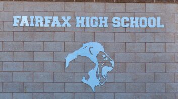 Fairfax High School Sign