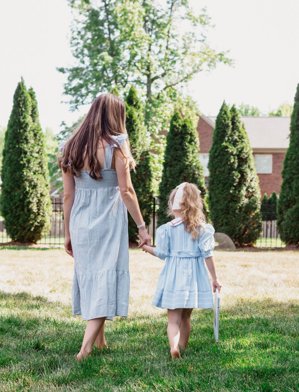 Katie Broussard and her daughter