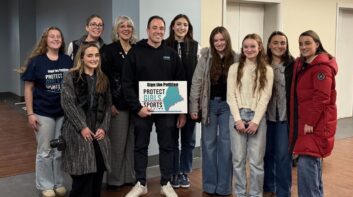 Leyland Streiff and Maine Girl Dads movement turning in signatures in February