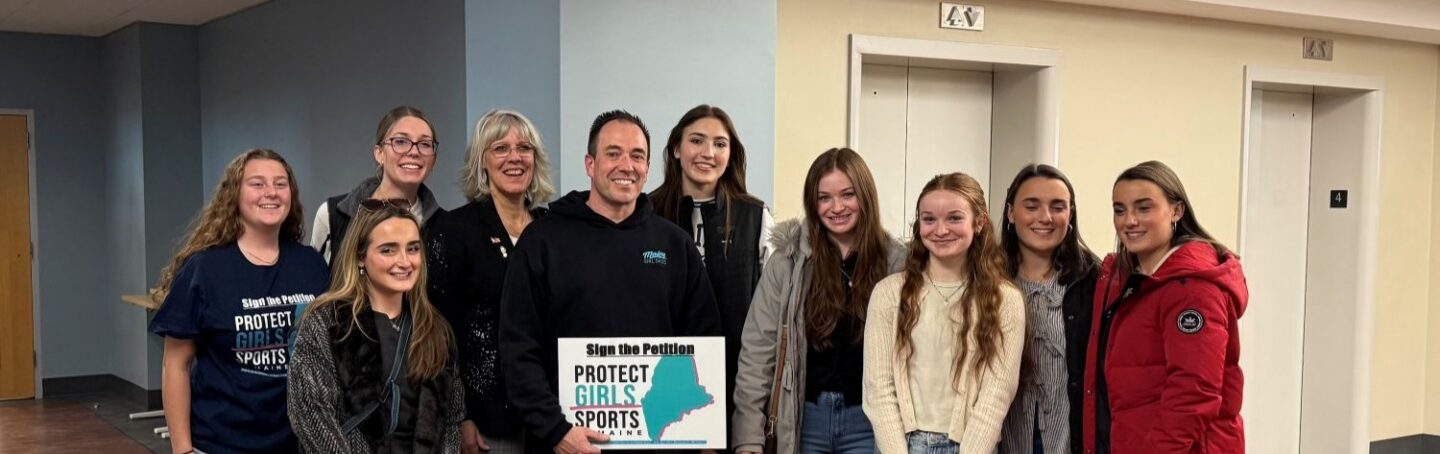 Leyland Streiff and Maine Girl Dads movement turning in signatures in February