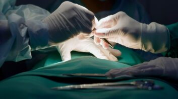 Surgeons in hospital operating room