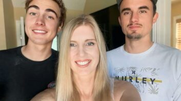 Christian, his brother, and Wanda DeQuardo