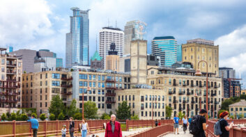 Stone Arch Bridge in Minneapolis