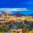 New Mexico cityscape at night