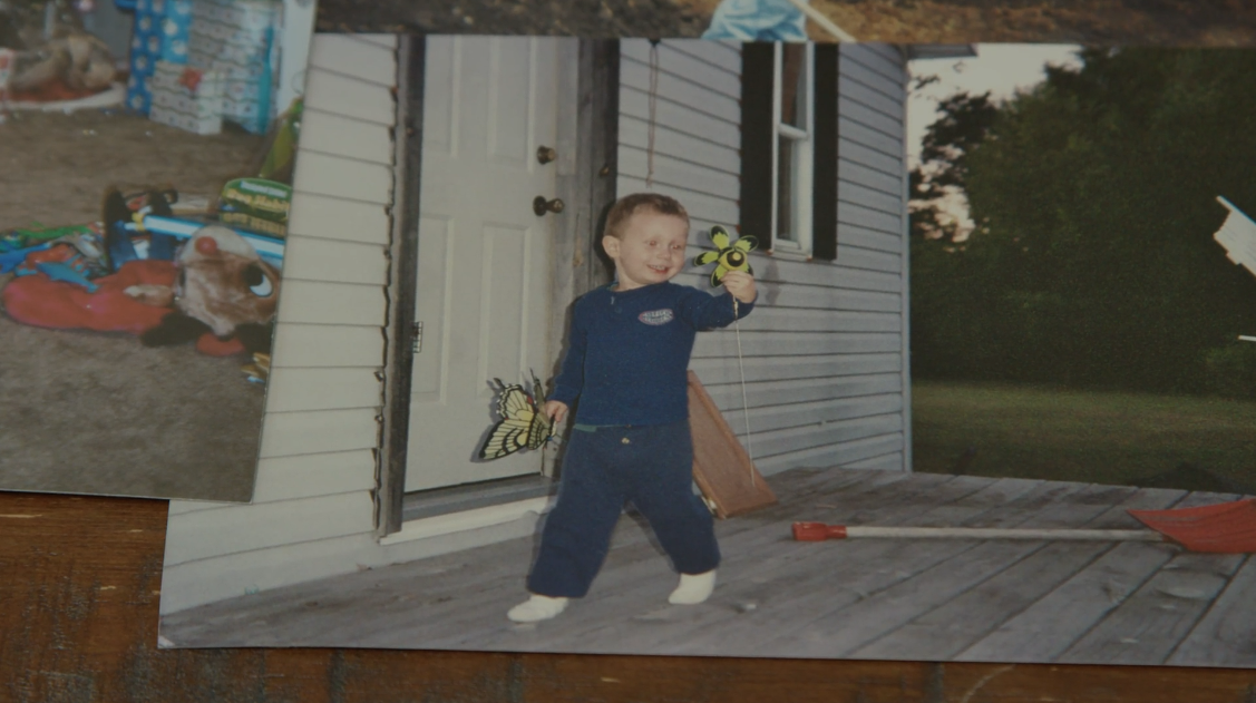 Jonni Skinner as a child