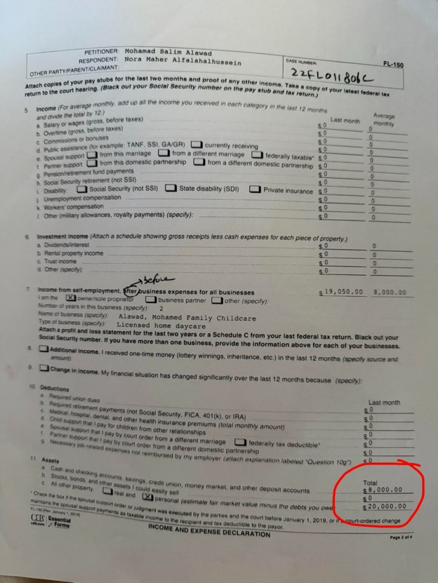 Alawad’s divorce file