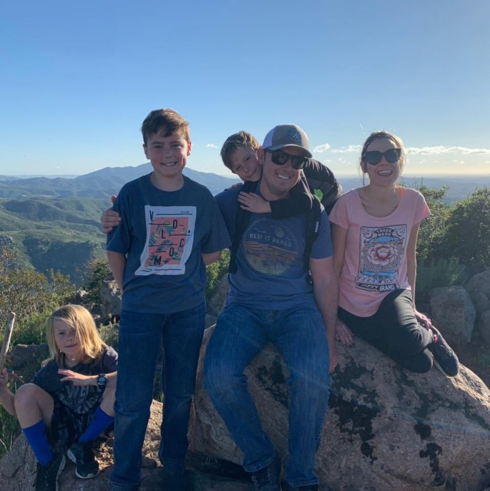 Anthony Carnevale and his family