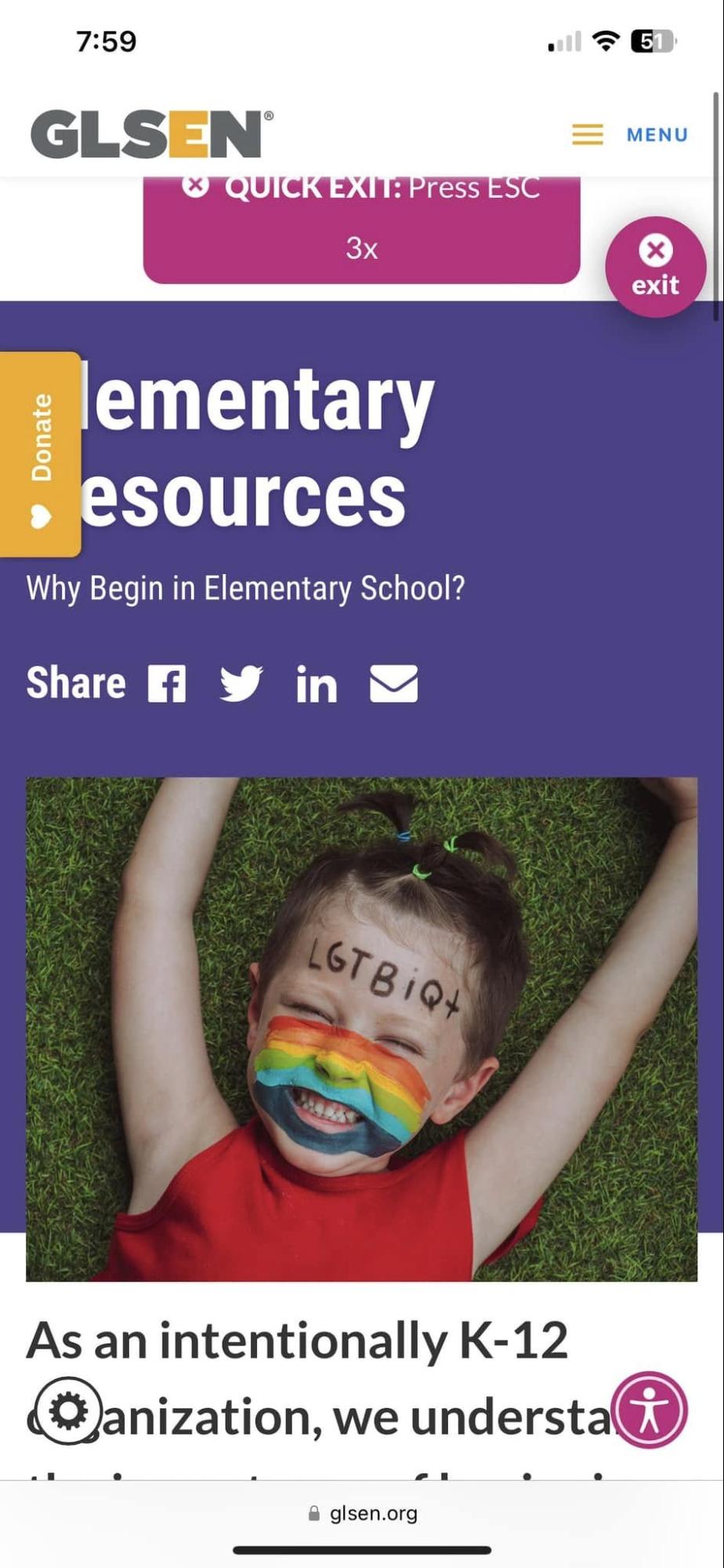 GLSEN Elementary Resources