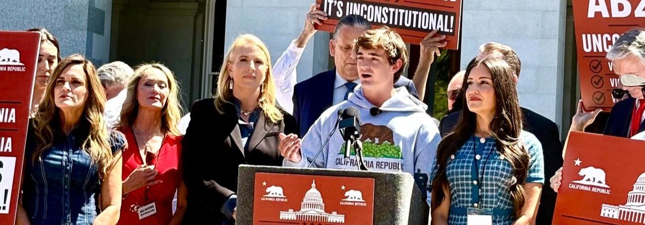Nick Shirley speaking at the California Capitol featured image