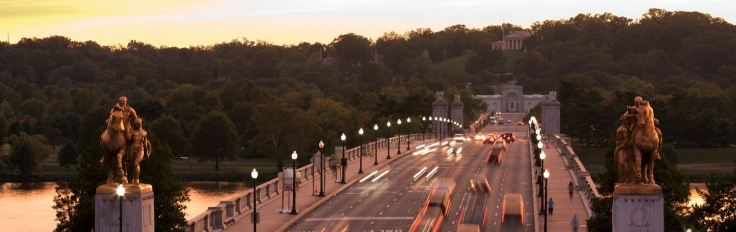 Washington DC Arlington Cemetery Bridge
